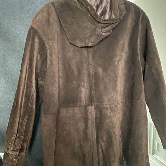 DANIER LADIES SUEDE JACKET WITH HOOD. - Picture 2 of 5